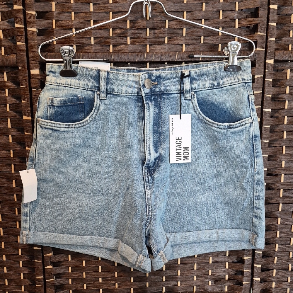 Vintage Mom Blue Denim Shorts